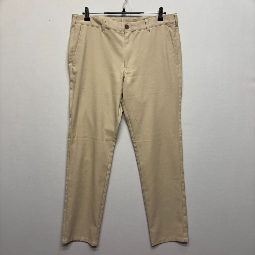 Mizzen + Main Men Baron Chino Trim Fit Pants Size 34x32 Performance C119 -10